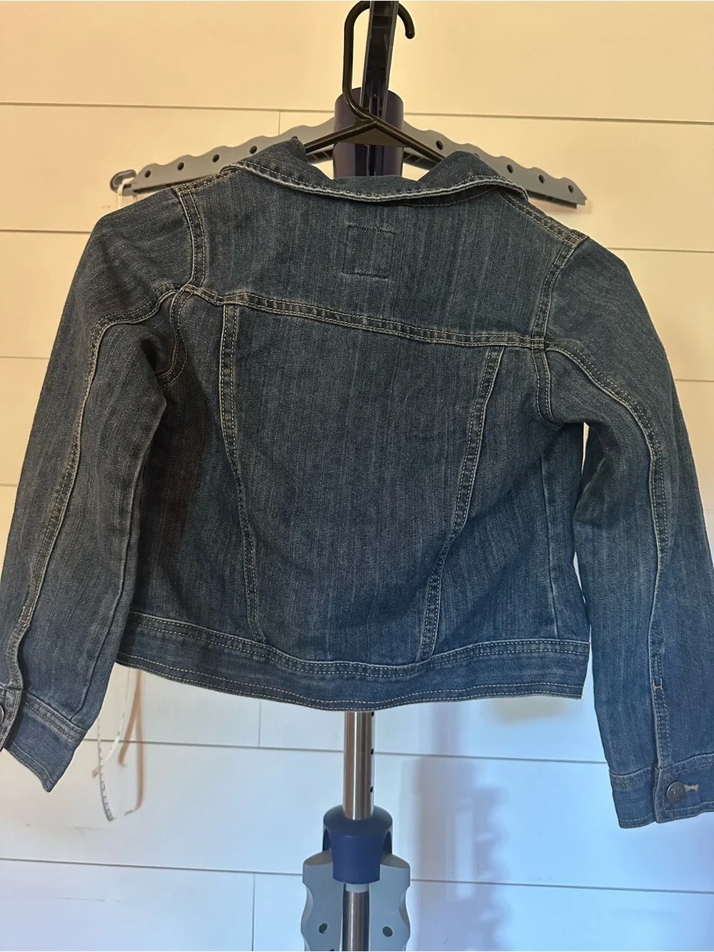 #93 The Children's Place Girls' Dark Blue Denim Jacket